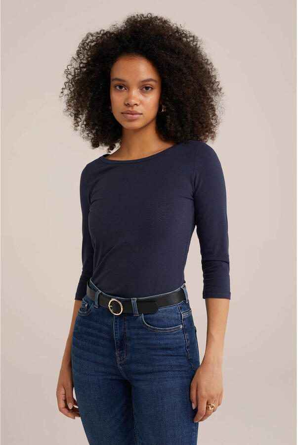 WE Fashion top donkerblauw - Foto 2
