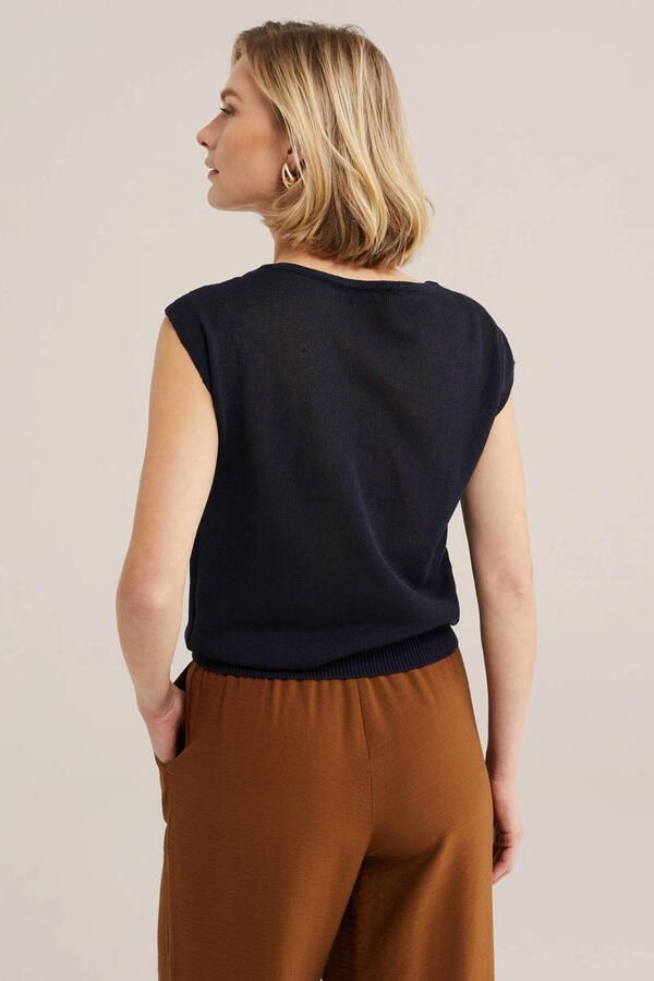 WE Fashion top donkerblauw - Foto 2