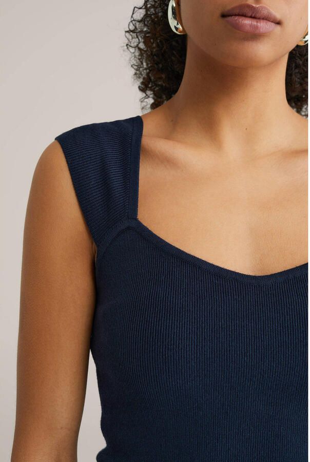 WE Fashion top donkerblauw - Foto 2