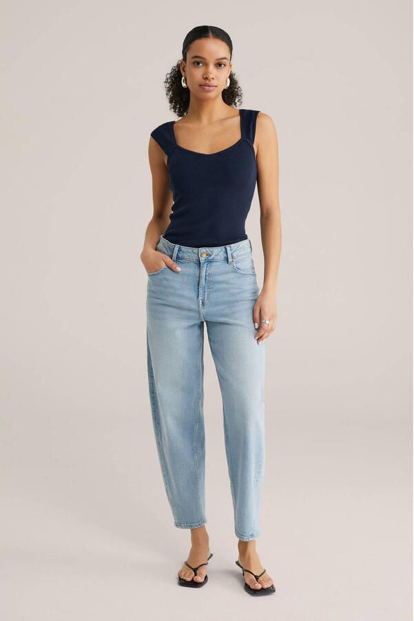 WE Fashion top donkerblauw - Foto 3