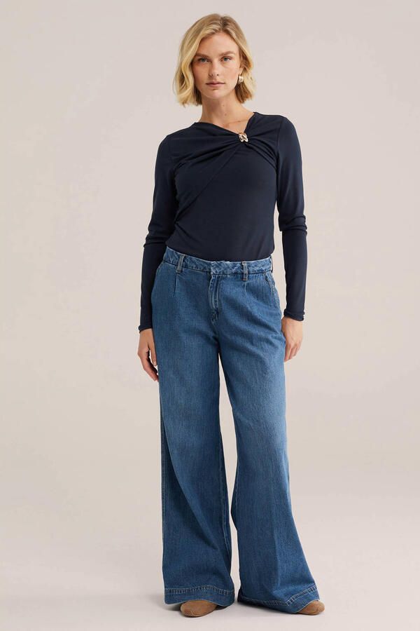WE Fashion top donkerblauw - Foto 3