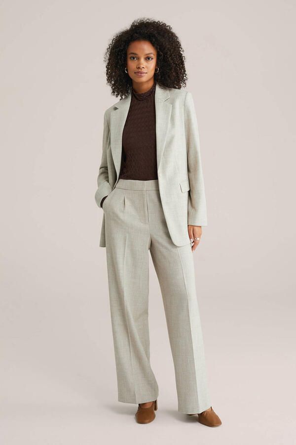 WE Fashion top donkerbruin