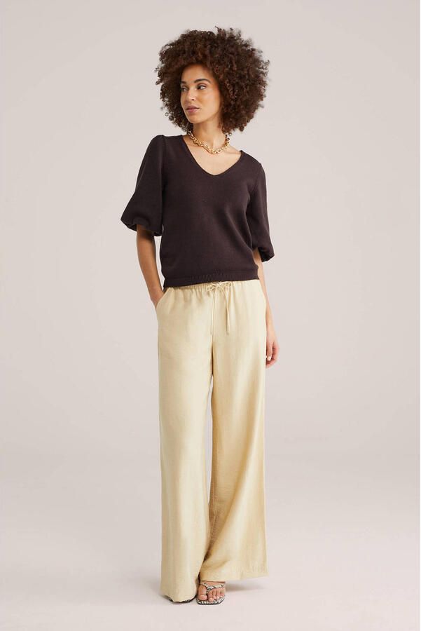 WE Fashion top donkerbruin - Foto 2