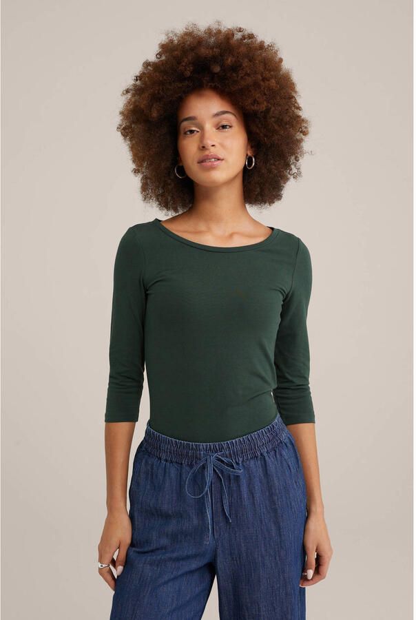 WE Fashion top donkergroen - Foto 2