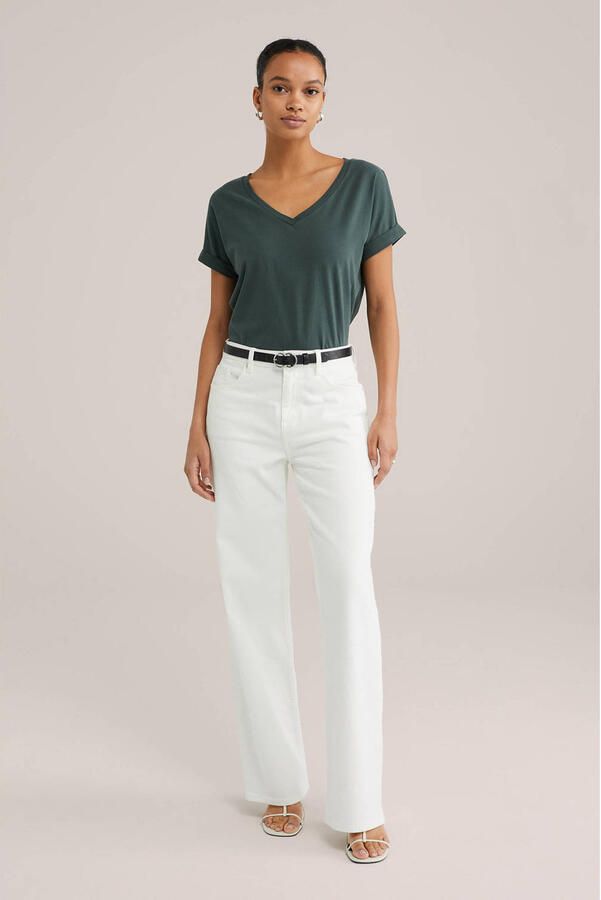 WE Fashion top donkergroen - Foto 2