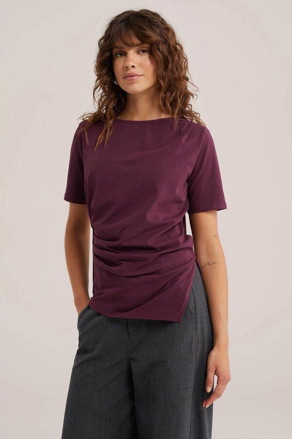 WE Fashion top donkerpaars