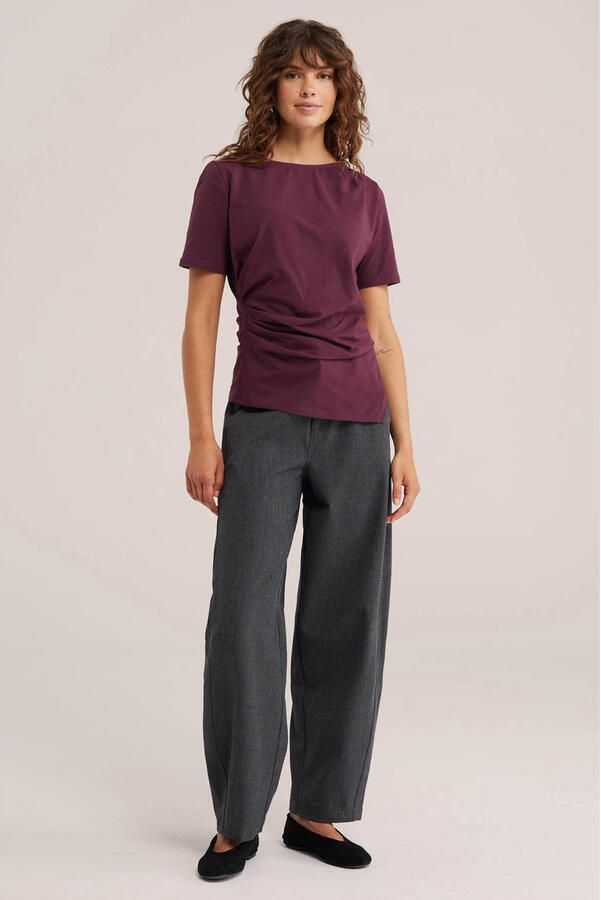 WE Fashion top donkerpaars - Foto 2