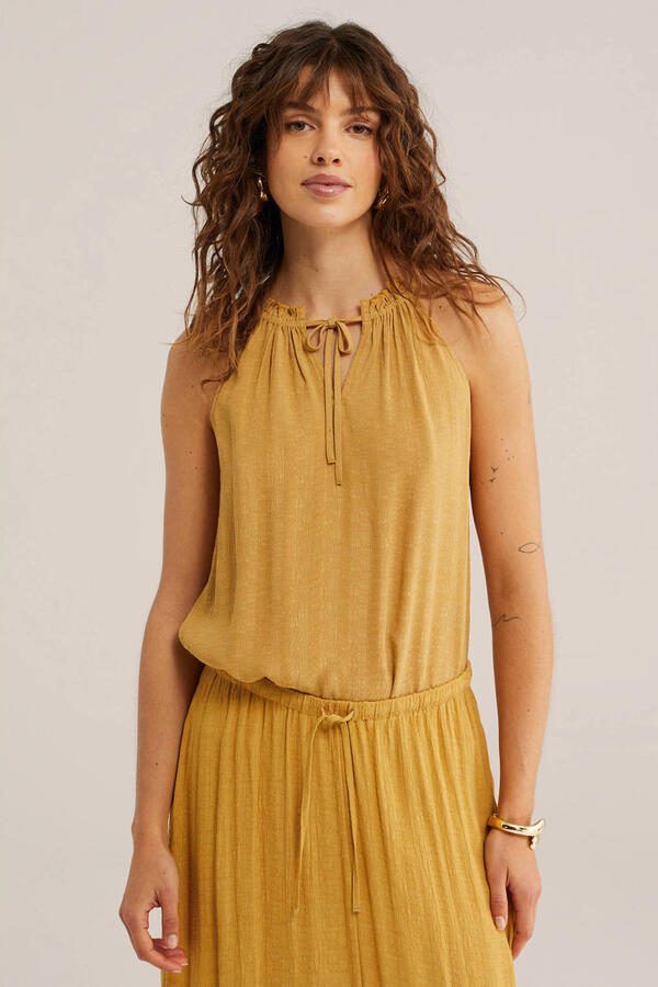 WE Fashion top geel
