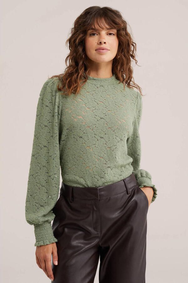 WE Fashion top groen