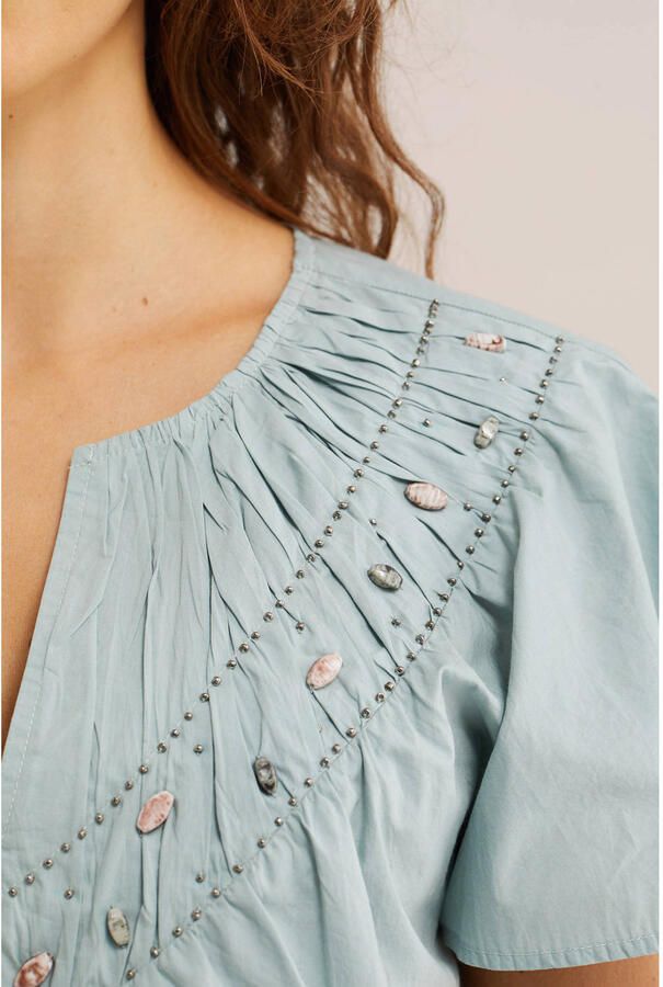 WE Fashion top lichtblauw - Foto 2