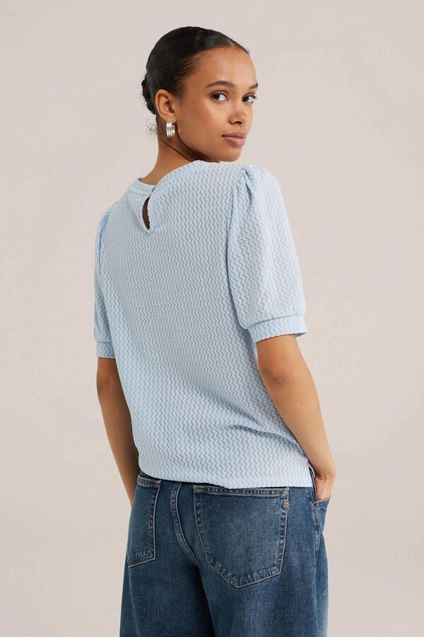 WE Fashion top lichtblauw - Foto 3