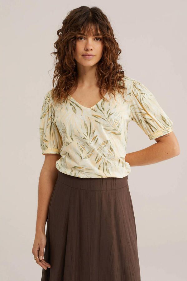 WE Fashion top lichtgeel