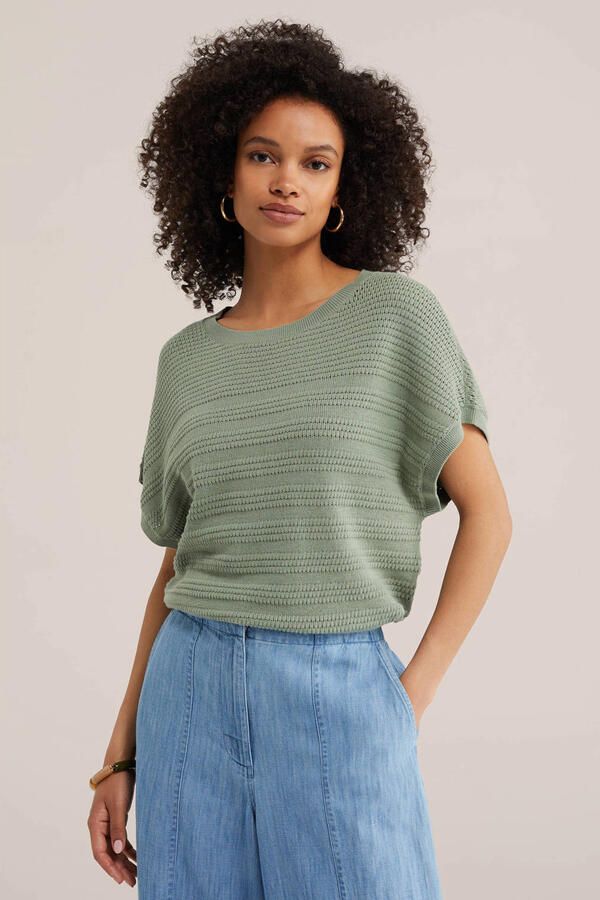 WE Fashion top lichtgroen