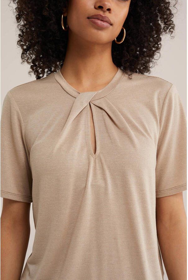 WE Fashion top met lurex zand - Foto 2
