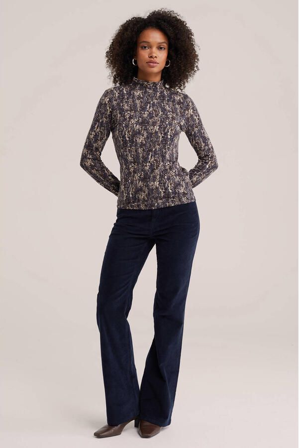 WE Fashion top met print blauw - Foto 2
