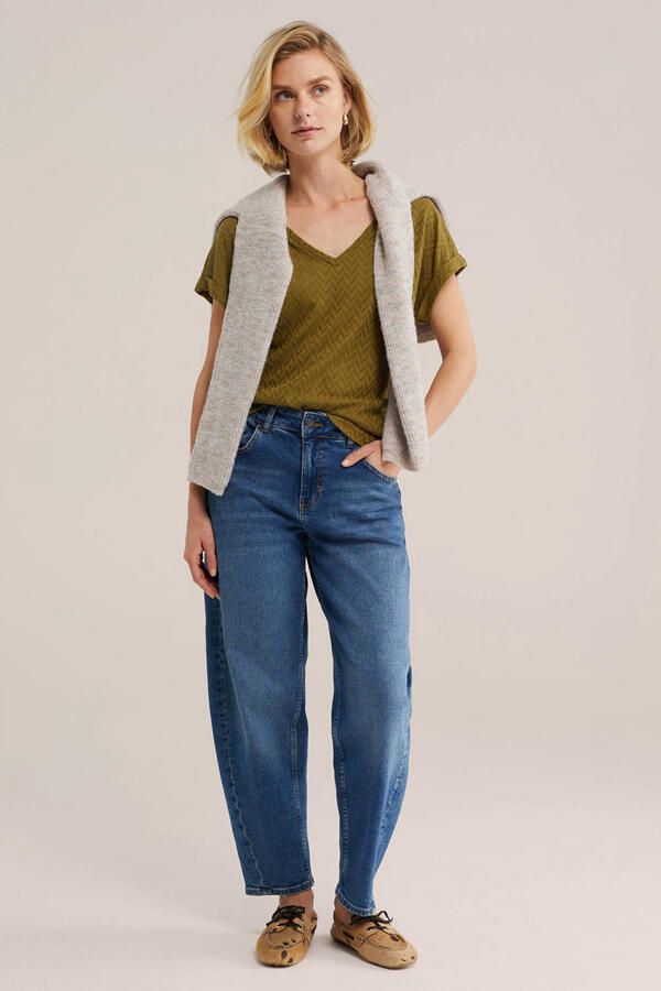 WE Fashion top olijfgroen - Foto 3