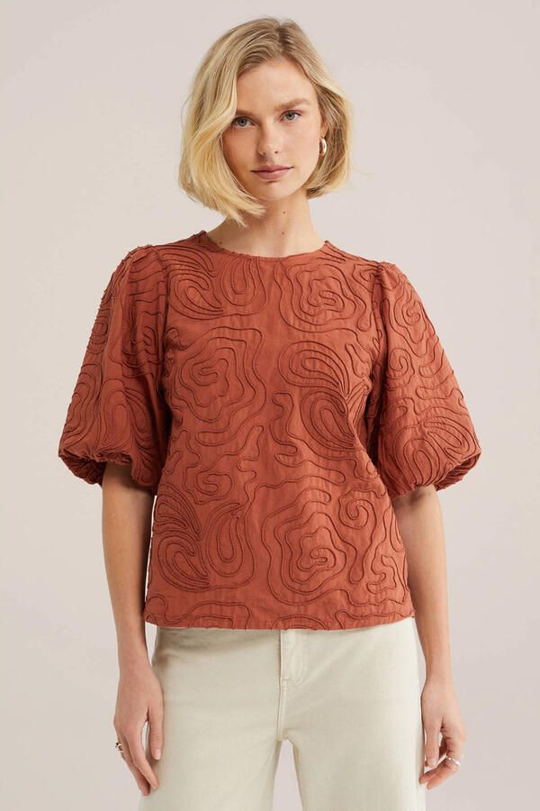 WE Fashion top roodbruin