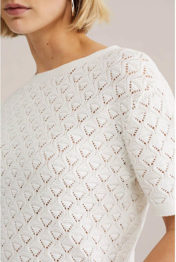 WE Fashion top wit gebreid - Foto 2