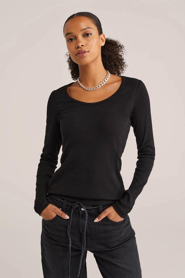 WE Fashion top zwart