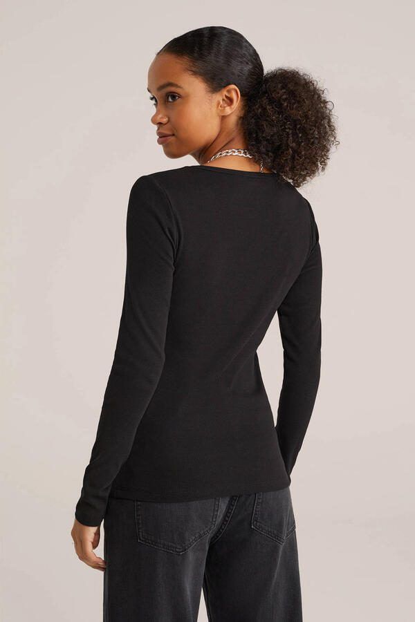 WE Fashion top zwart - Foto 3