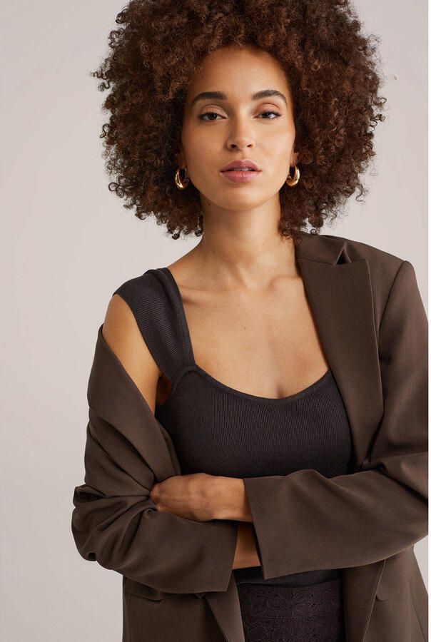 WE Fashion top zwart - Foto 2