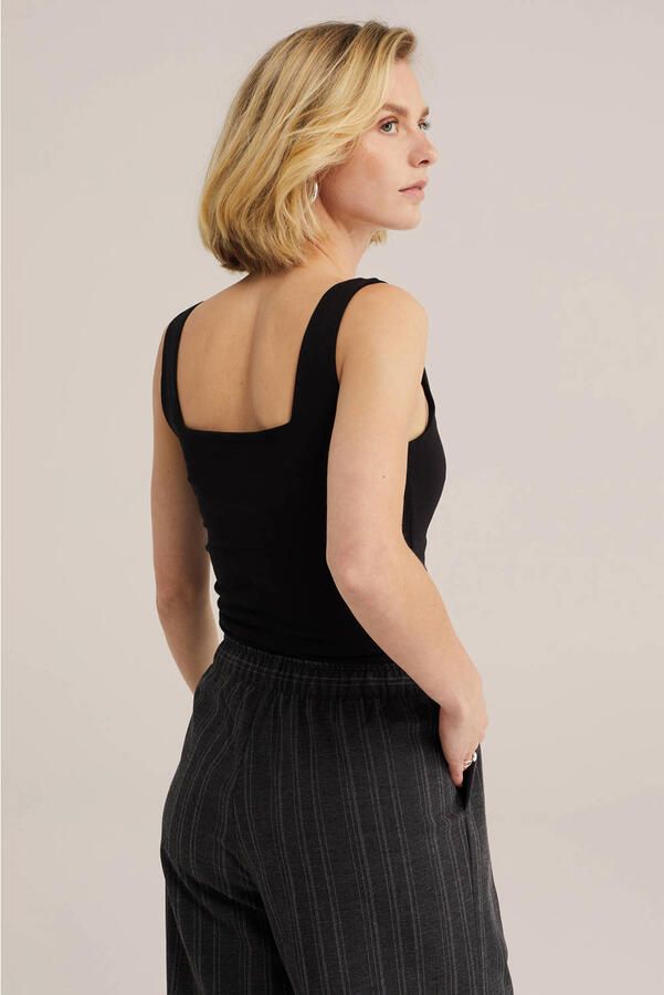 WE Fashion top zwart - Foto 2