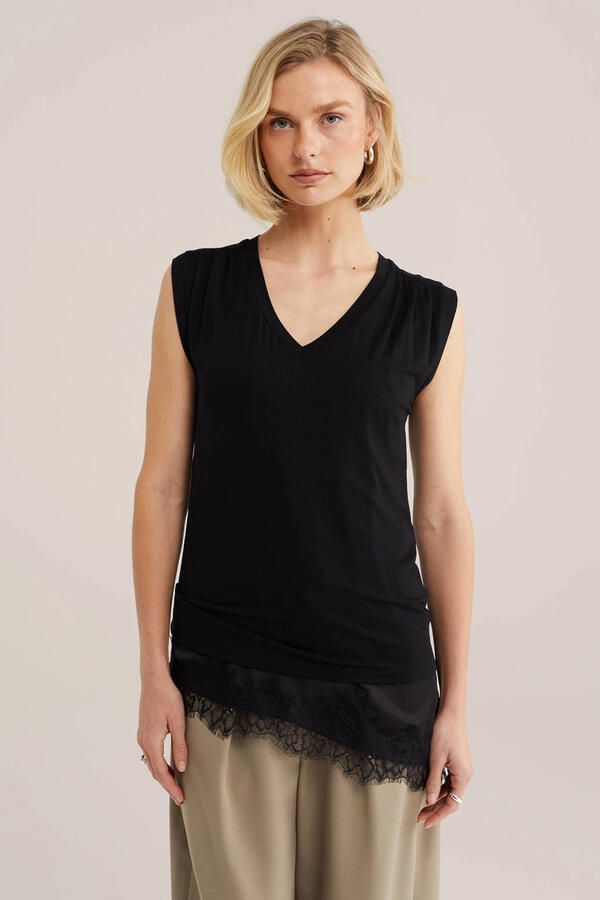 WE Fashion top zwart