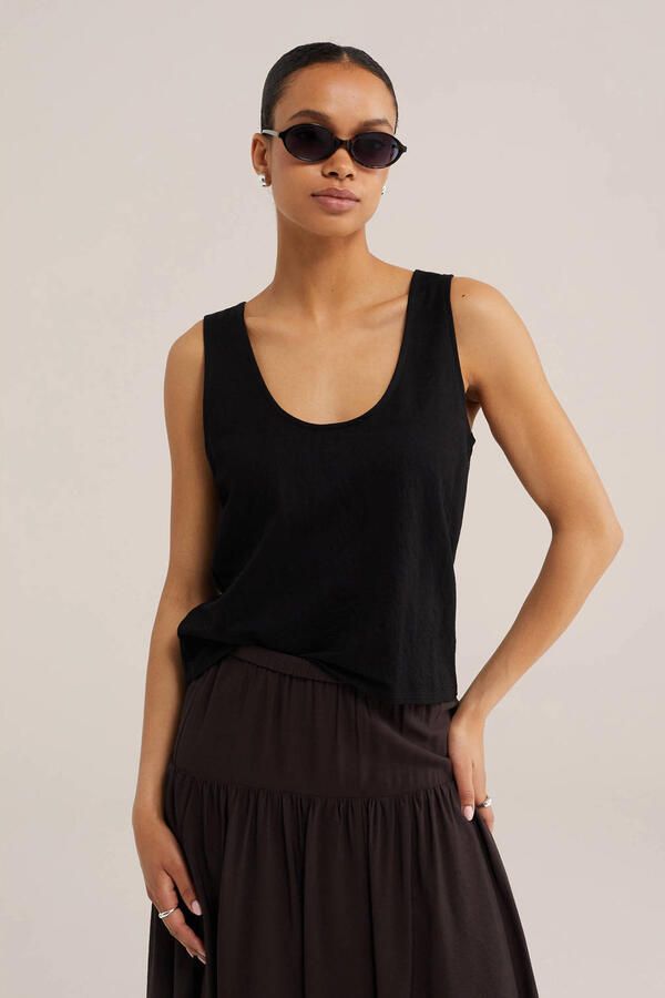 WE Fashion top zwart