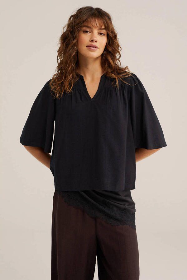 WE Fashion top zwart