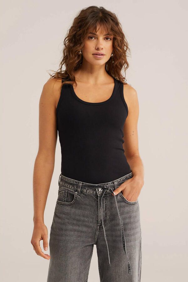 WE Fashion top zwart