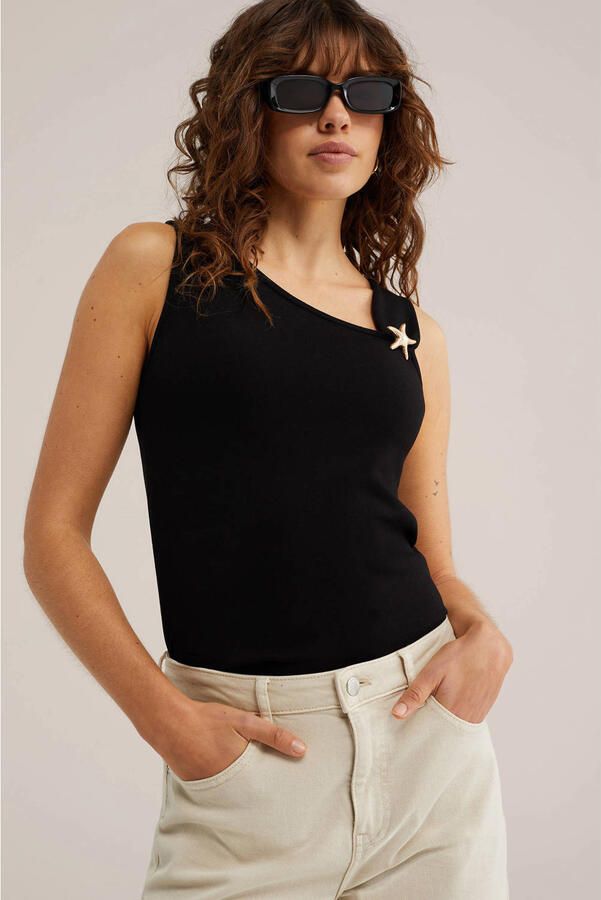 WE Fashion top zwart