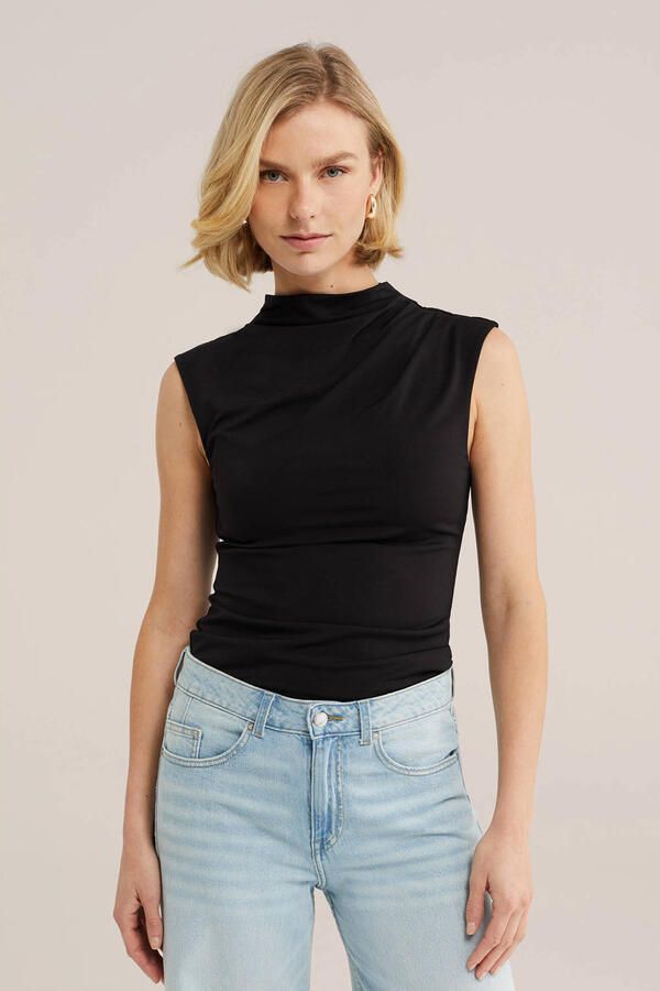 WE Fashion top zwart