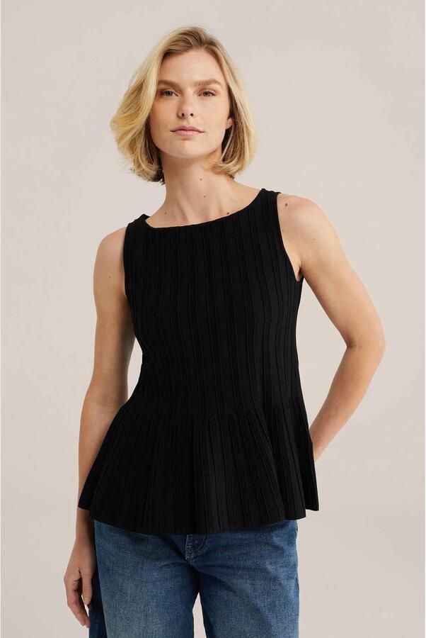 WE Fashion top zwart