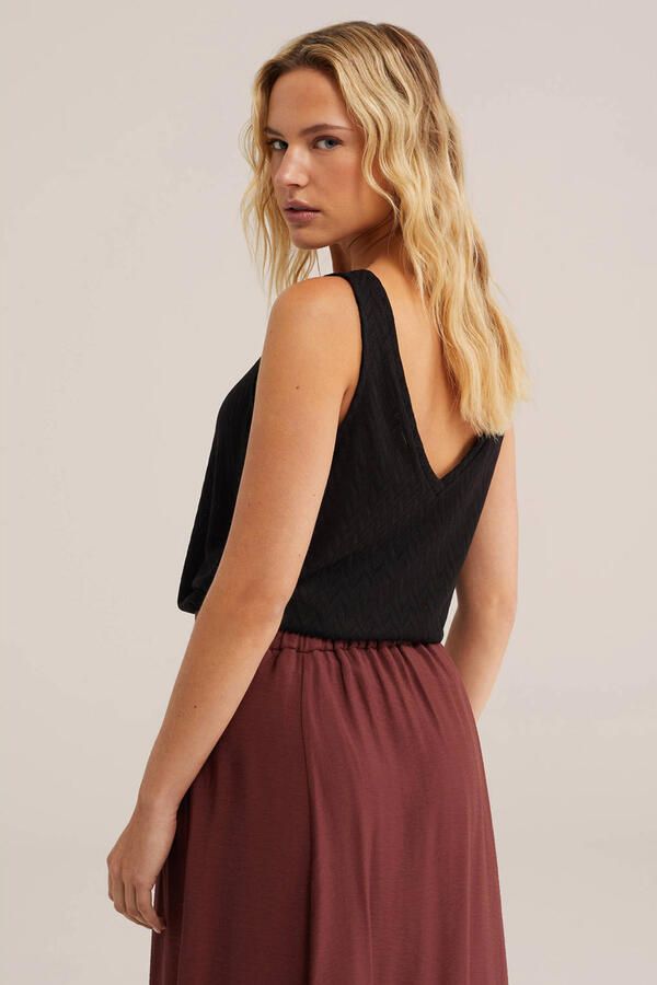 WE Fashion top zwart - Foto 3
