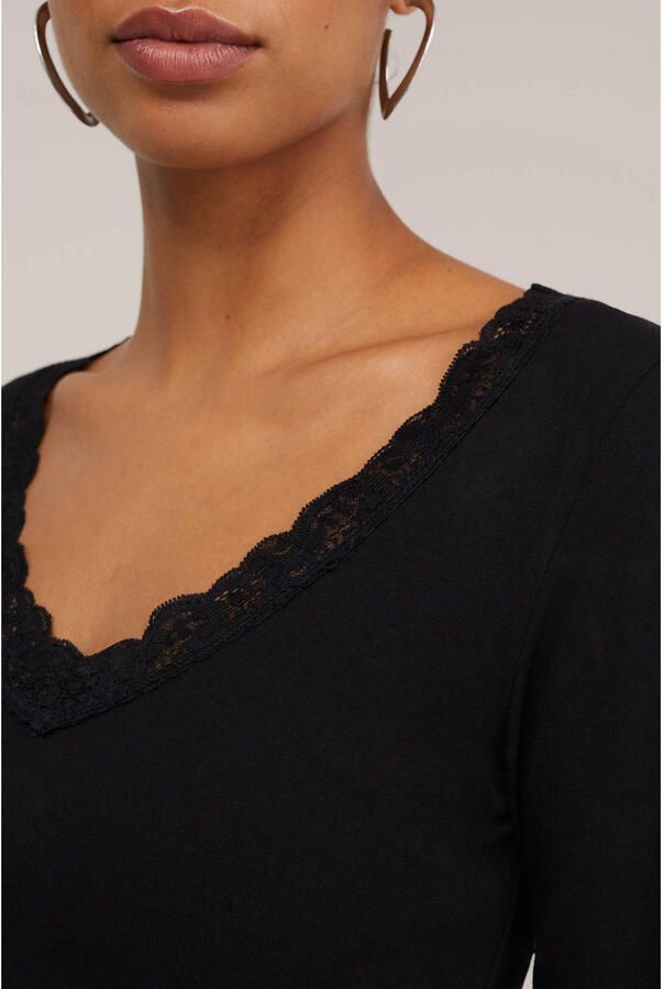 WE Fashion top zwart - Foto 2