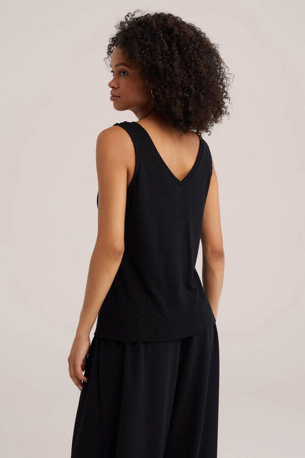 WE Fashion top zwart - Foto 2