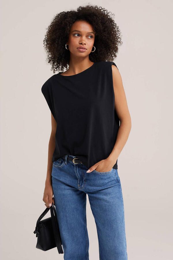 WE Fashion top zwart