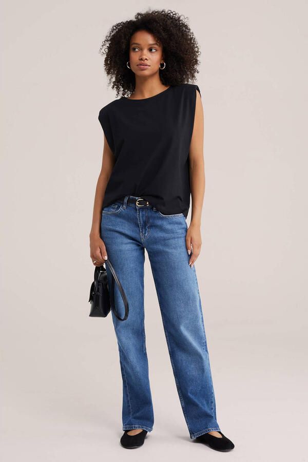 WE Fashion top zwart - Foto 3