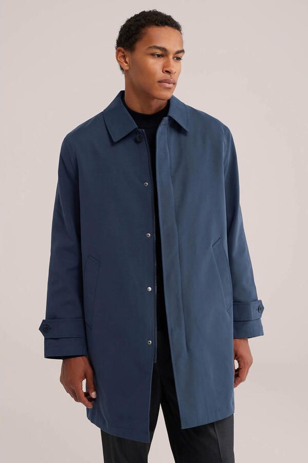 WE Fashion trenchcoat blauw