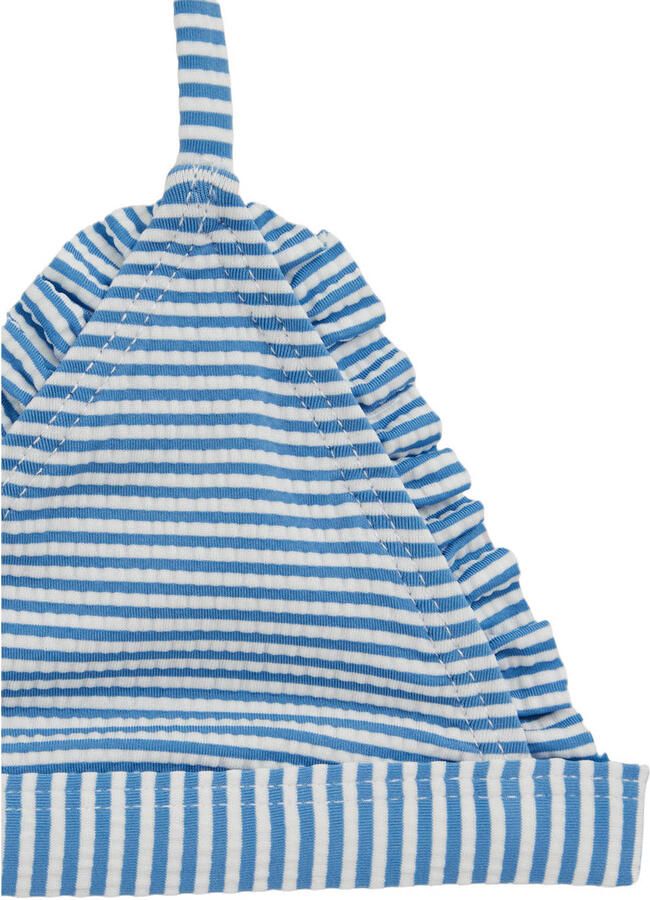 WE Fashion triangel bikini gestreept blauw wit - Foto 2
