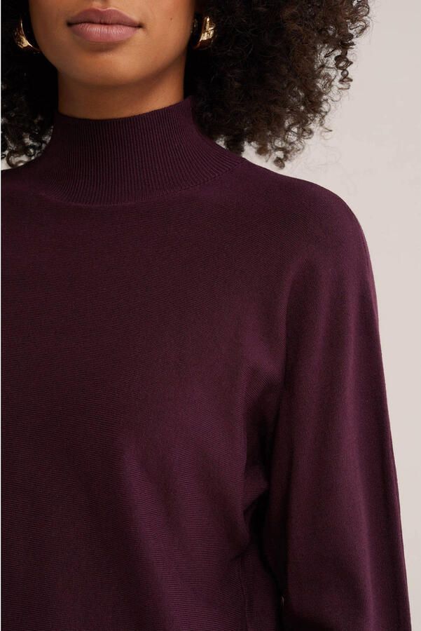 WE Fashion trui aubergine - Foto 2