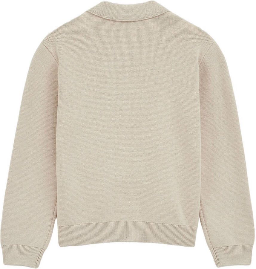 WE Fashion trui beige fijn gebreid - Foto 2