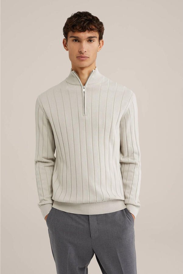 WE Fashion trui fijn gebreid beige - Foto 3