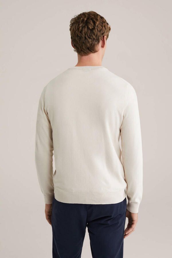 WE Fashion trui fijn gebreid beige - Foto 2