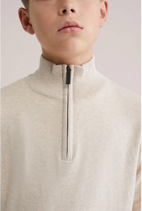 WE Fashion trui fijn gebreid ecru - Foto 3