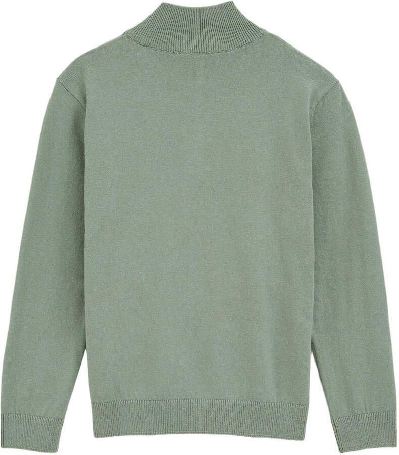 WE Fashion trui fijn gebreid groen - Foto 2