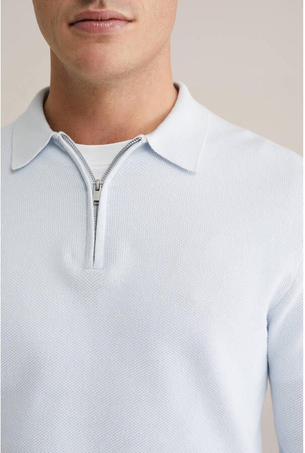 WE Fashion trui fijn gebreid lichtblauw - Foto 2