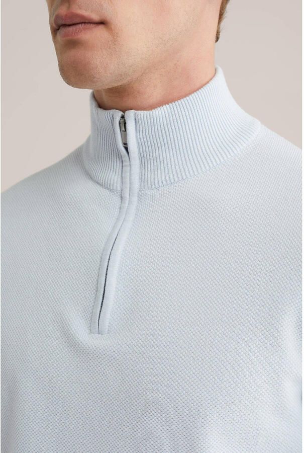 WE Fashion trui fijn gebreid lichtblauw - Foto 2