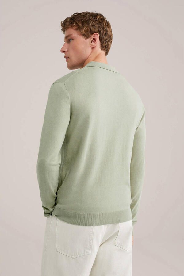 WE Fashion trui fijn gebreid lichtgroen - Foto 2