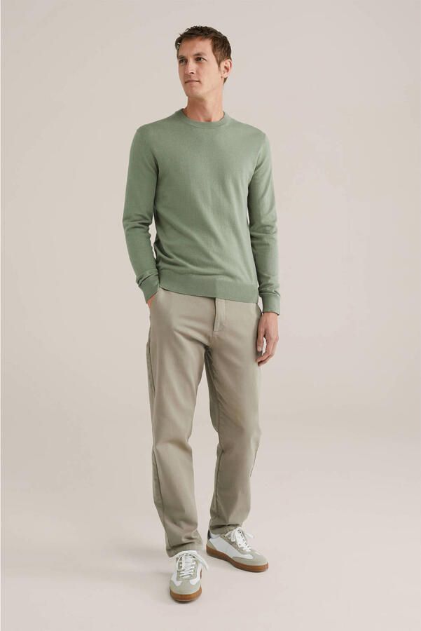 WE Fashion trui fijn gebreid lichtgroen - Foto 2